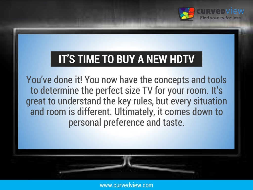 What size TV should I get? The TV Screen Size Guide
